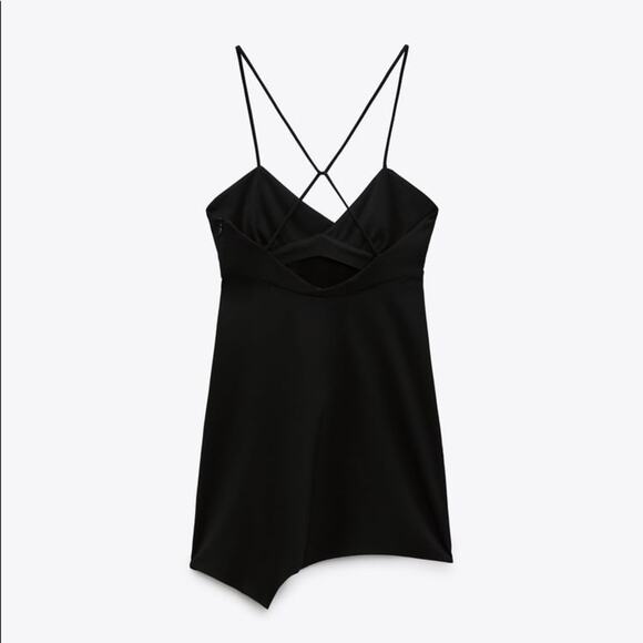 ZARA SURPLICE MINI DRESS - Picture 11 of 12